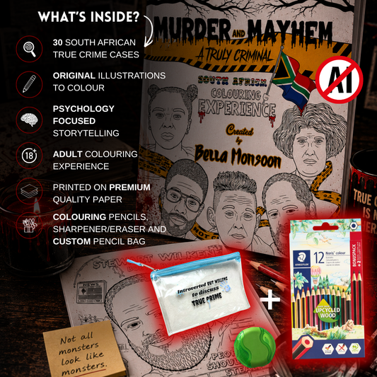Murder and Mayhem: A Truly Criminal Colouring Experience ULTIMATE BUNDLE