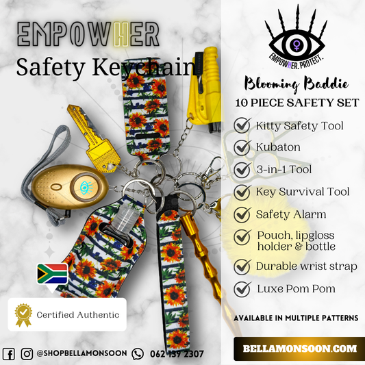 Blooming Baddie Safety Keychain