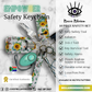 Brave Blossom Safety Keychain