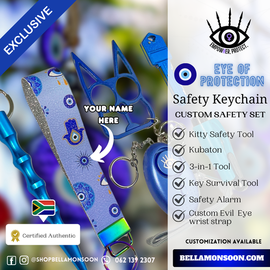 Eye of Protection Safety Keychain Set