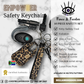 Fierce and Fearless Safety Keychain