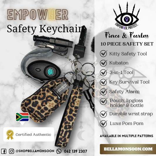 Fierce and Fearless Safety Keychain