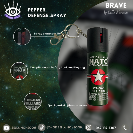Keychain Pepper Defense Spray (Multiple Sizes Available)