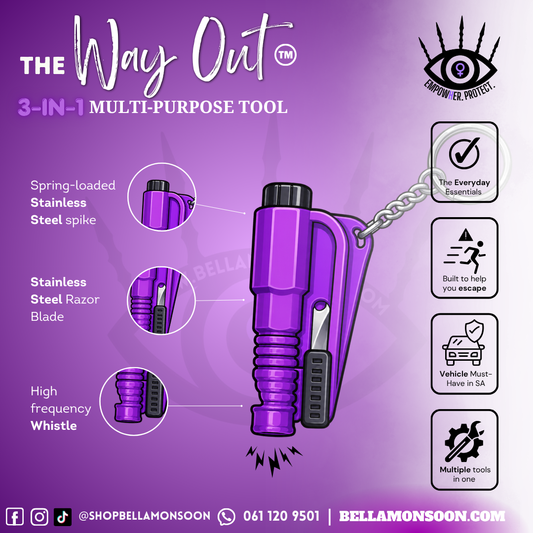 The Way Outβ’ | 3-in-1 Emergency Escape Tool | South Africa