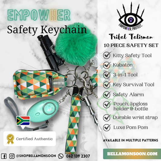 Tribal Talisman Safety Keychain