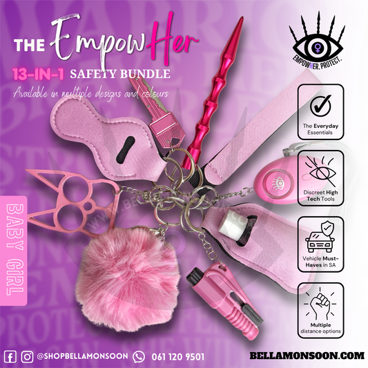 Baby Girl 13-in-1 Safety Keychain