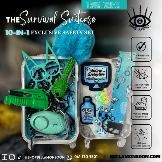 True Crime Survival Suitcase | Exclusive Safety Set