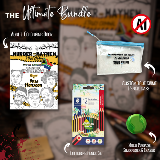 Murder and Mayhem: A Truly Criminal Colouring Experience ULTIMATE BUNDLE