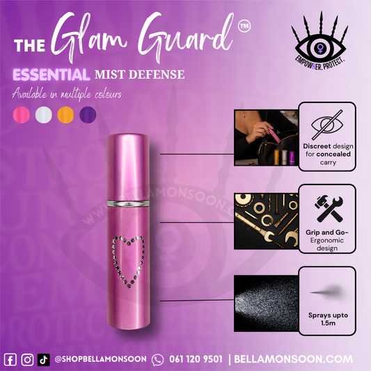 The Glam Guard™ | Lipstick Pepper Defense Spray