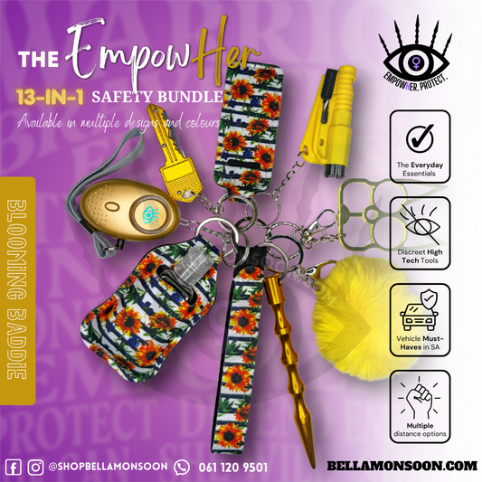 Blooming Baddie 13-in-1 Safety Keychain