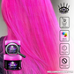 Fuchsia Semi-Permanent Hair Colour Pigment