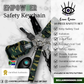 Camo Queen Safety Keychain
