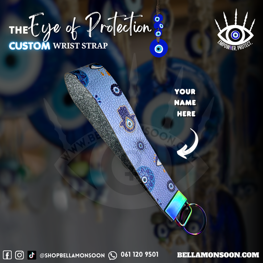 Eye of Protection | Faux Leather Wrist Strap