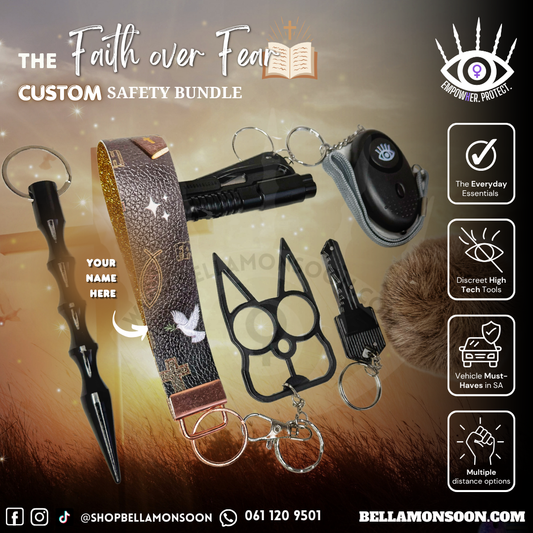 Faith Over Fear Safety Keychain Set