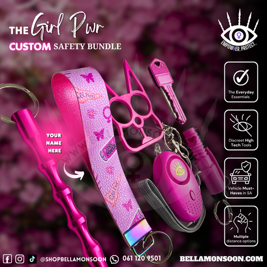 Girl Pwr Safety Keychain Set [Customisable]