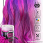 Magenta Semi-Permanent Hair Colour Pigment