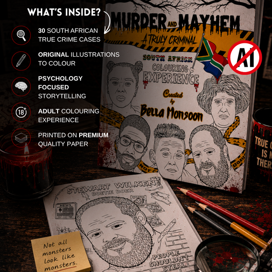 Murder and Mayhem: A Truly Criminal Colouring Experience