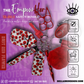 Ruby Red Flower 13-in-1 Safety Keychain