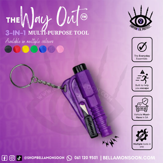 The Way Out™ | 3-in-1 Emergency Escape Tool | South Africa