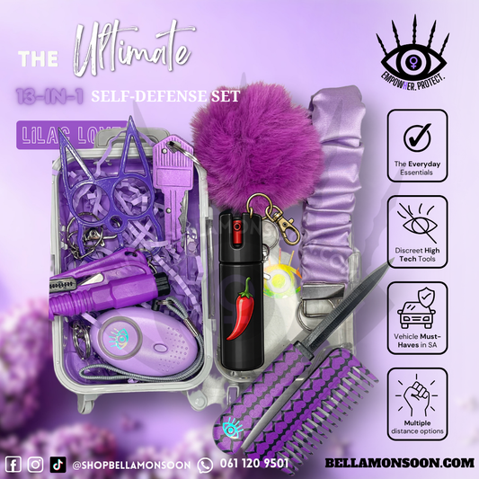 Lilac Love | The ULTIMATE Self-Defense Set | South African Comprehensive Safety Set