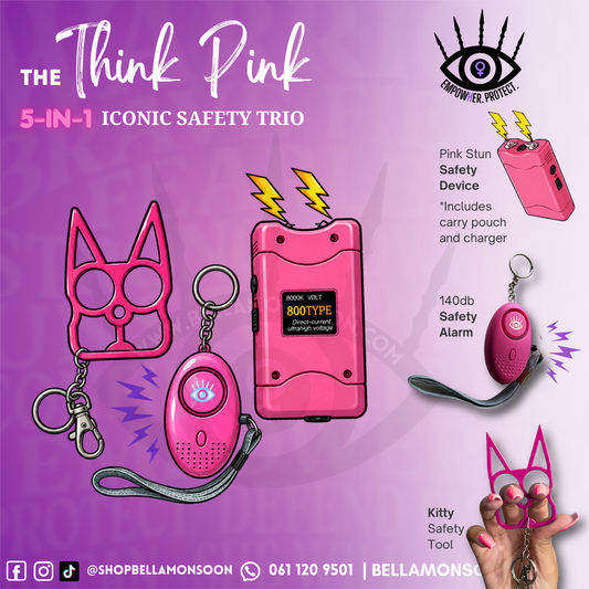 Think Pink Iconic Trio Safety Bundle | 5-in-1